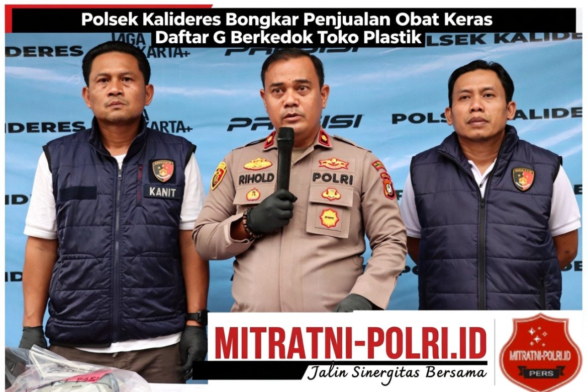 Polsek Kalideres Bongkar Penjualan Obat Keras Daftar G Berkedok Toko Plastik