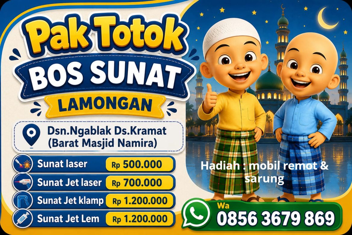 Totok Januwardi S.Kep Ners: Hadirkan Layanan Khitan Bermutu, Terjangkau, Bahkan Gratis bagi Warga Kurang Mampu   