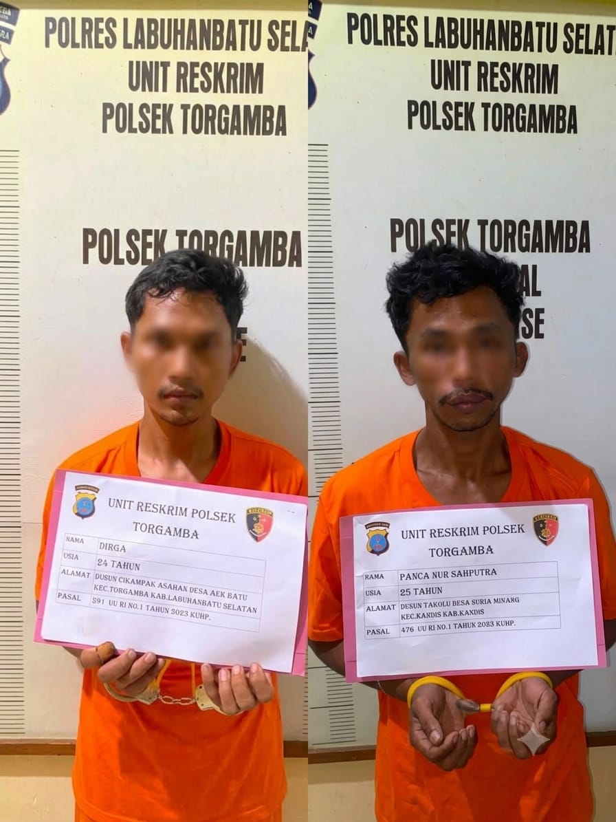 Respon Cepat Instruksi Kapolsek, Polsek Torgamba Berhasil Ungkap Kasus Curat dan Penadah Handphone