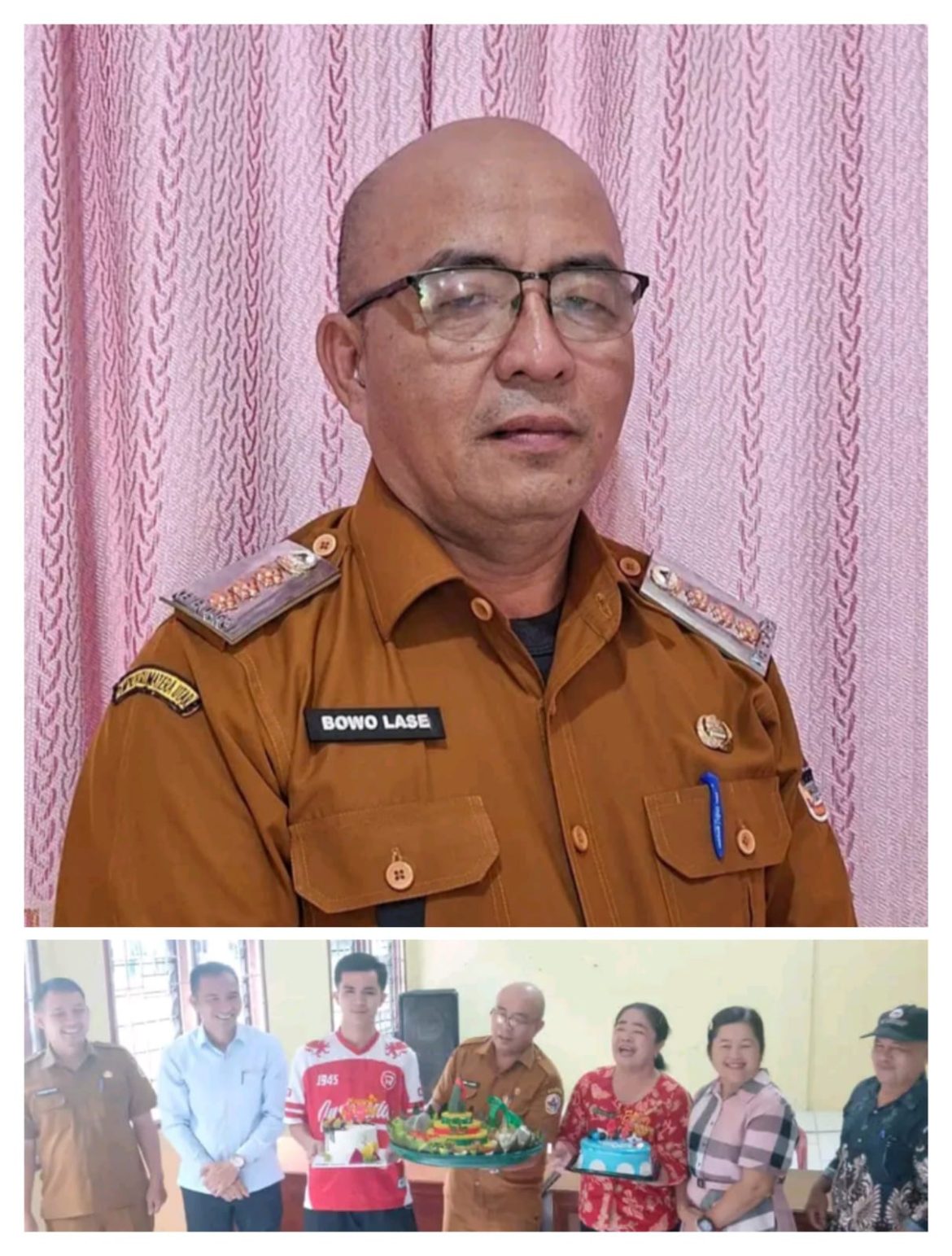 Staf Kantor Camat Gunungsitoli Aloo’a Mengucapkan Selamat Ulang Tahun Camat Gunungsitoli Aloo’a Panjang Umur Sehat Selalu dan Selalu Dalam Lindungan Tuhan