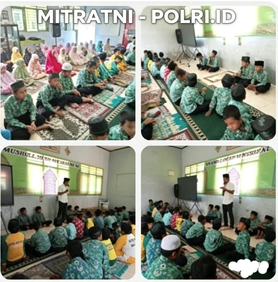 Sholat Dhuha Berjamaah Dan Sosialisasi Larangan Bullying SD Ma’arif NU 45 Benjeng Gresik Tanamkan Nilai Kasih Sayang Dan Kedisiplinan Sejak Dini