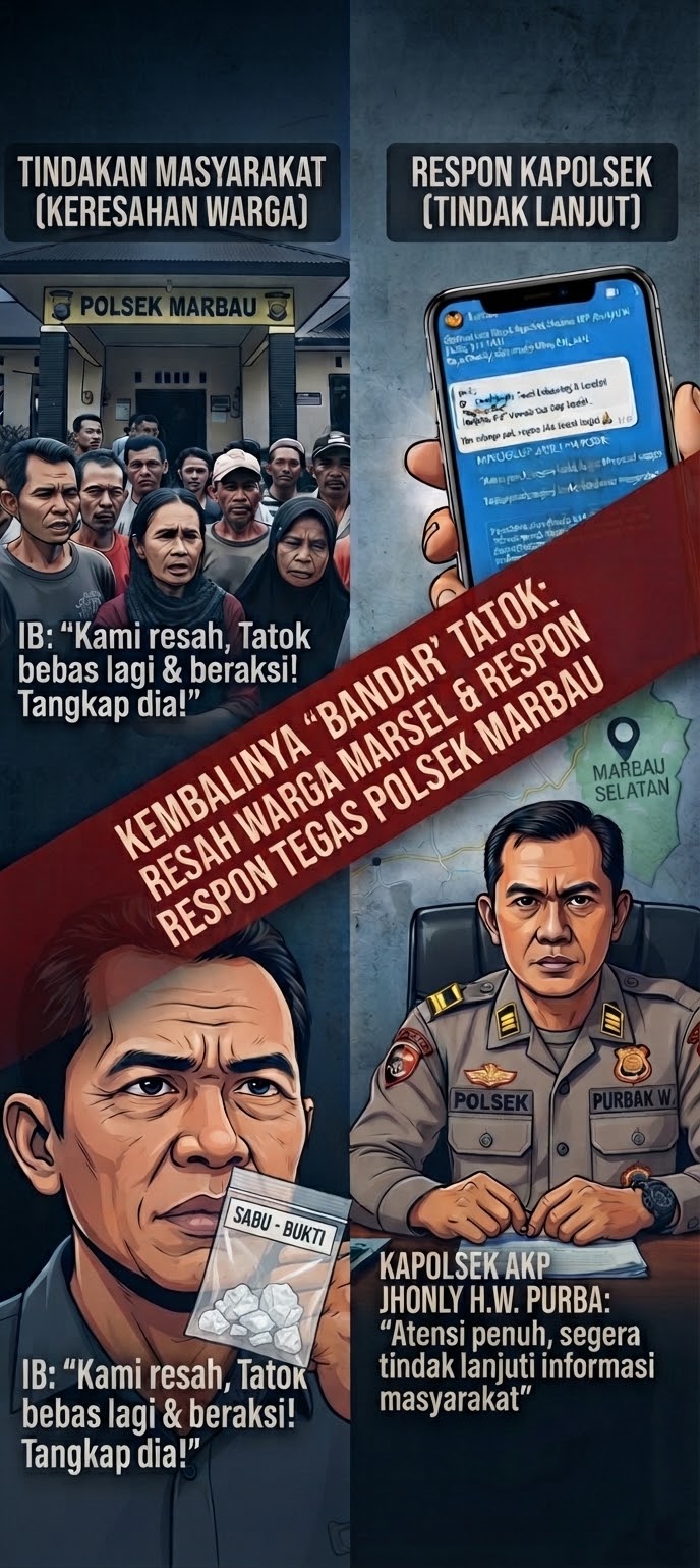 Ulah Mantan Residivis Berinisial T, Bisnis Haram Sabu Kembali Marak di Marbau Selatan